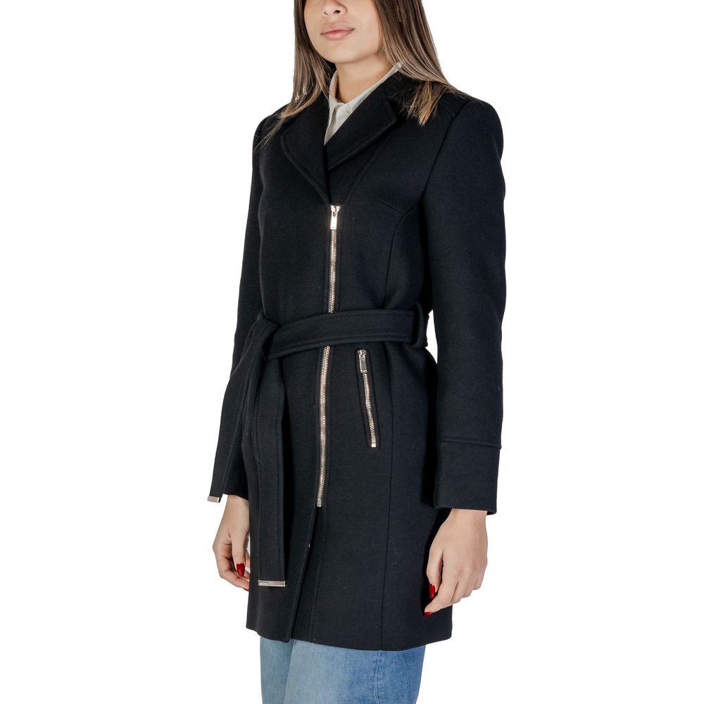 Morgan De Toi Black Wool Coat Morgan De Toi