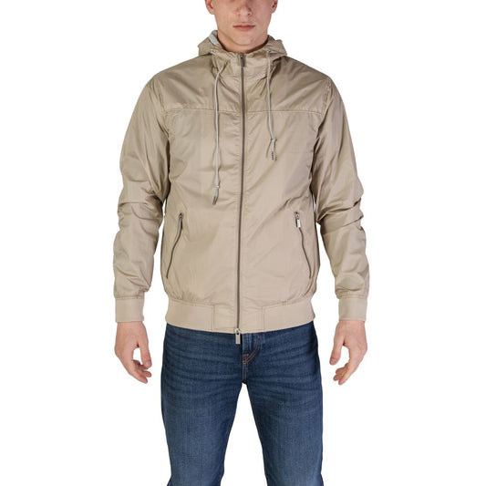 Hamaki-Ho Beige Nylon Jackets & Coat Hamaki-Ho