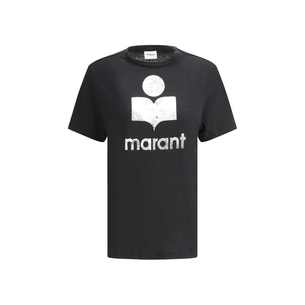 Marant Etoile Black Linen T-Shirt Marant Etoile