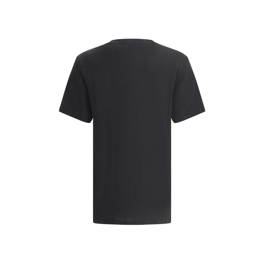 Marant Etoile Black Linen T-Shirt Marant Etoile