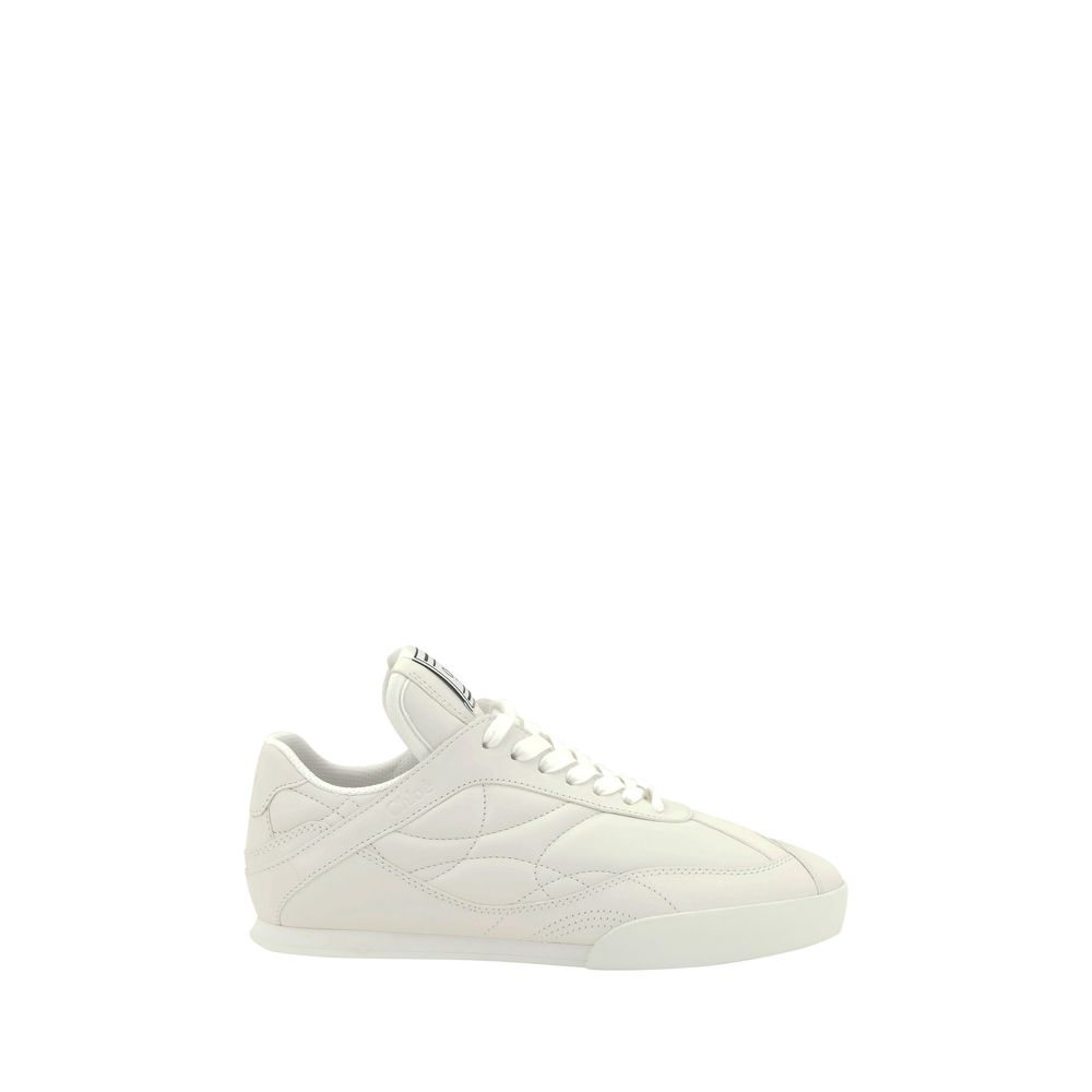 Chloé White Calf Leather Bos Taurus Low Top Sneakers Chloé