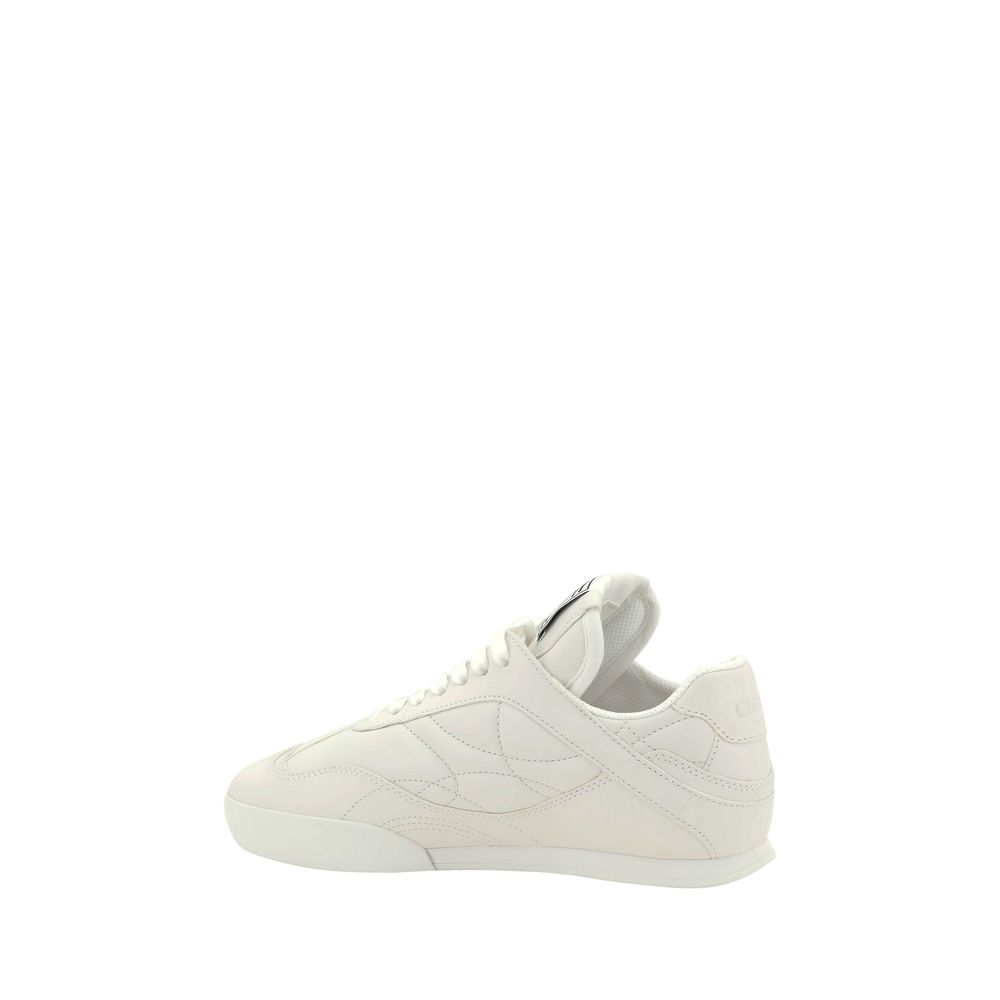 Chloé White Calf Leather Bos Taurus Low Top Sneakers Chloé