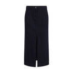 Giorgio Armani Blue Cotton Skirt