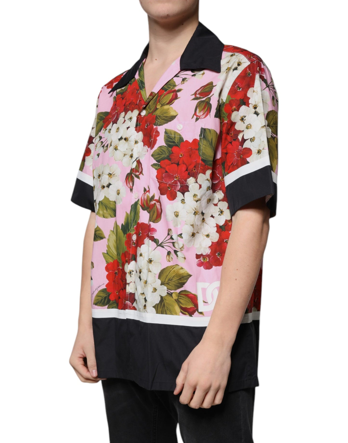 Dolce & Gabbana Multicolor Floral Button Down Casual Shirt Dolce & Gabbana