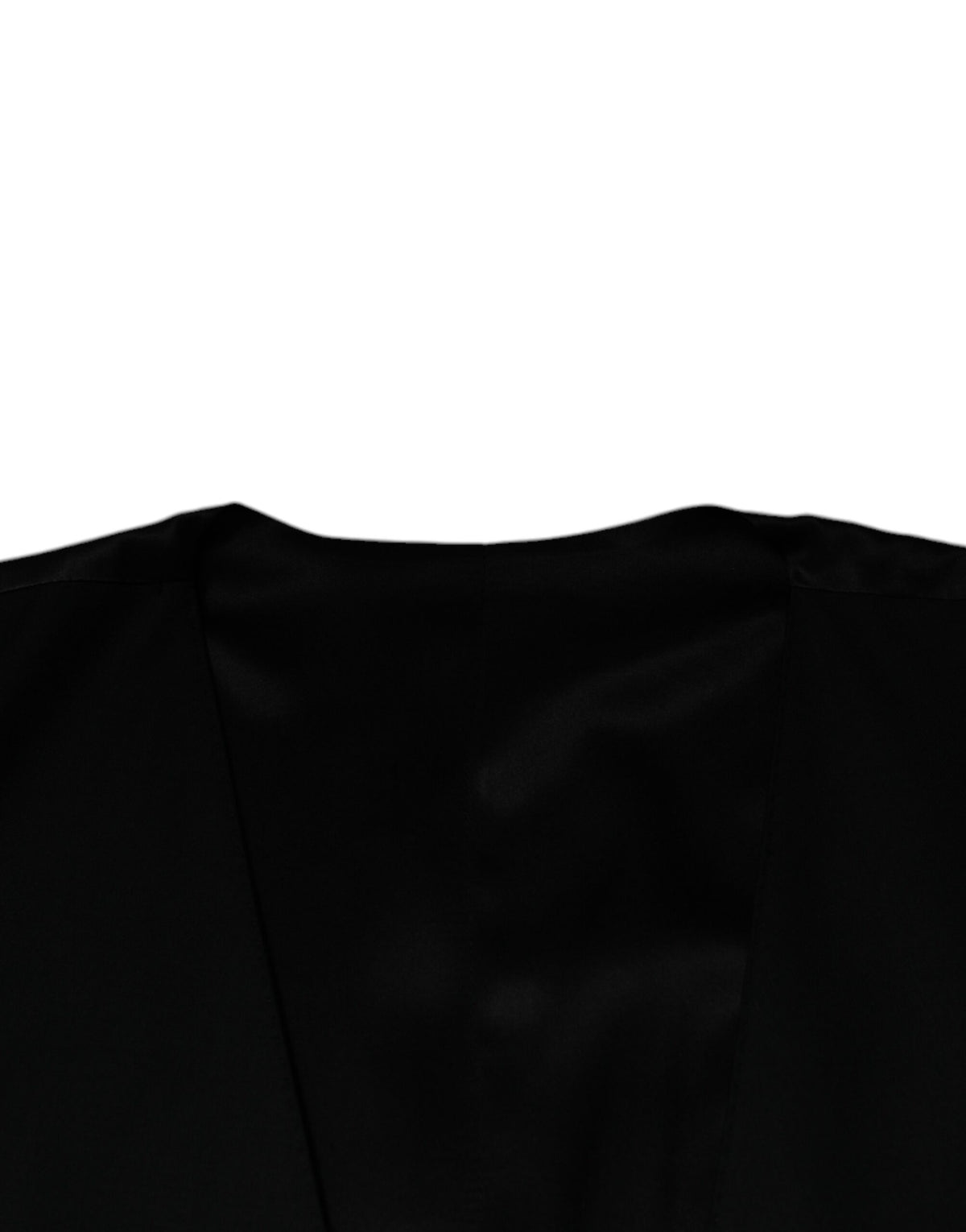 Dolce & Gabbana Black Wool Formal Dress Men Waistcoat Vest - Eljoys Fashion 