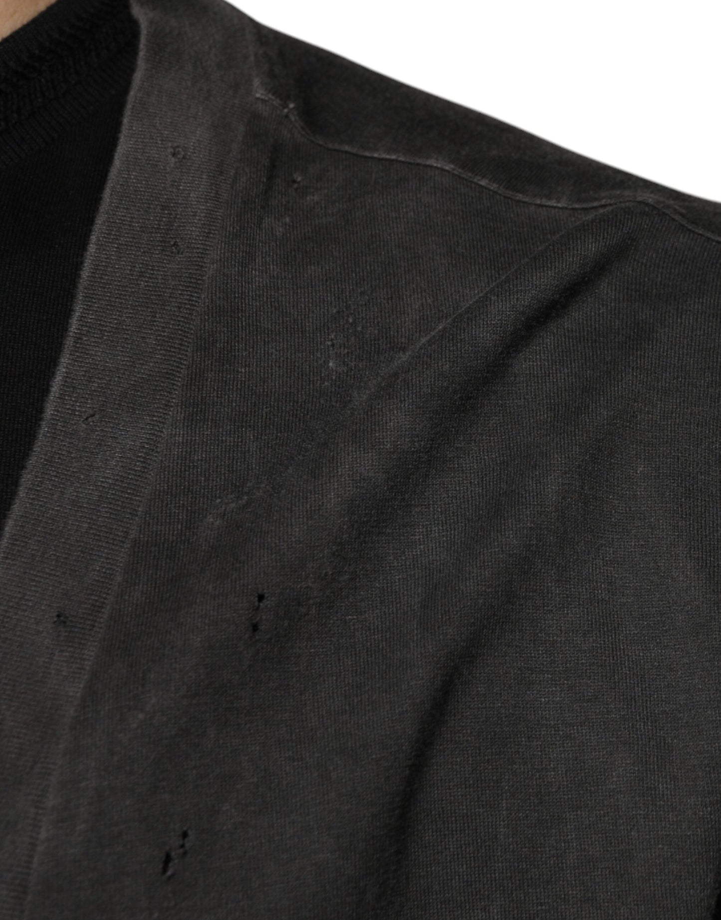 Dolce & Gabbana Black Cotton Crew Neck Short Sleeves T-shirt Dolce & Gabbana