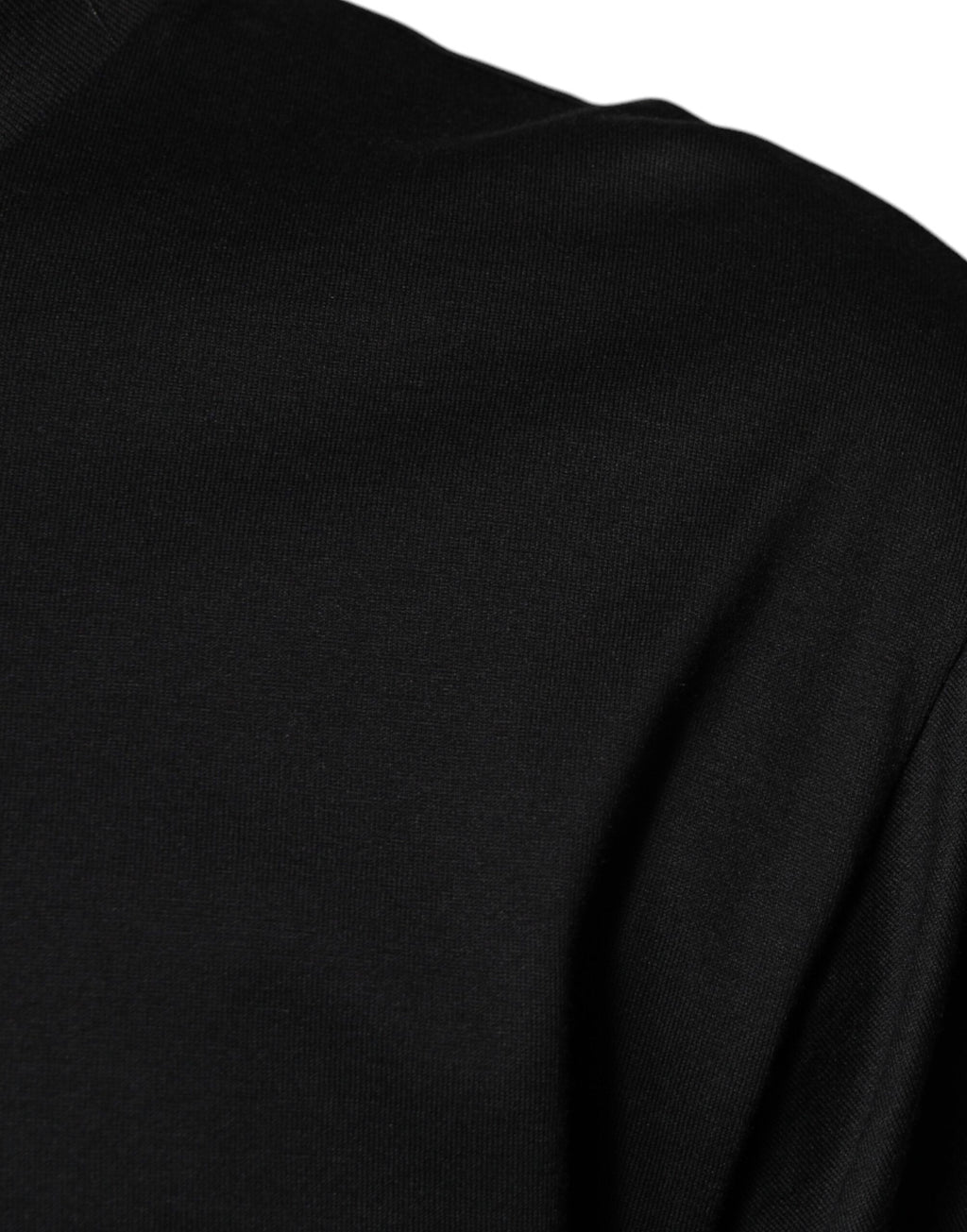 Dolce & Gabbana Black Cotton Crew Neck Short Sleeves T-shirt - Eljoys Fashion 