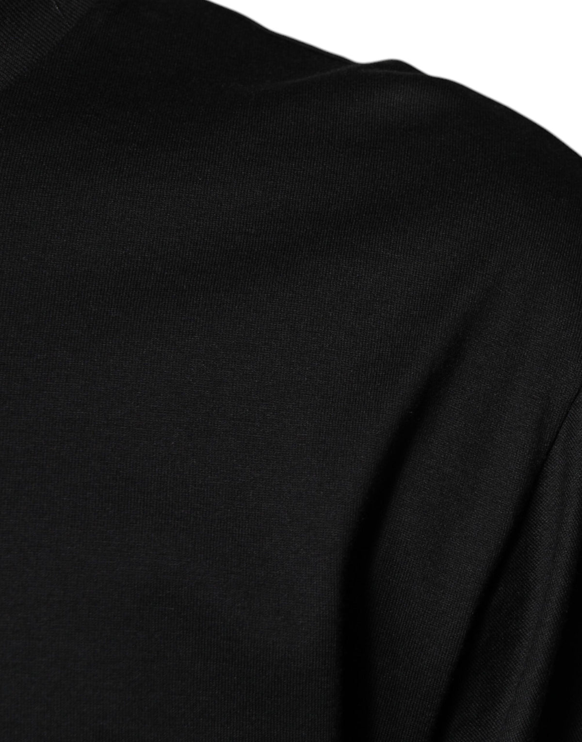 Dolce & Gabbana Black Cotton Crew Neck Short Sleeves T-shirt - Eljoys Fashion 