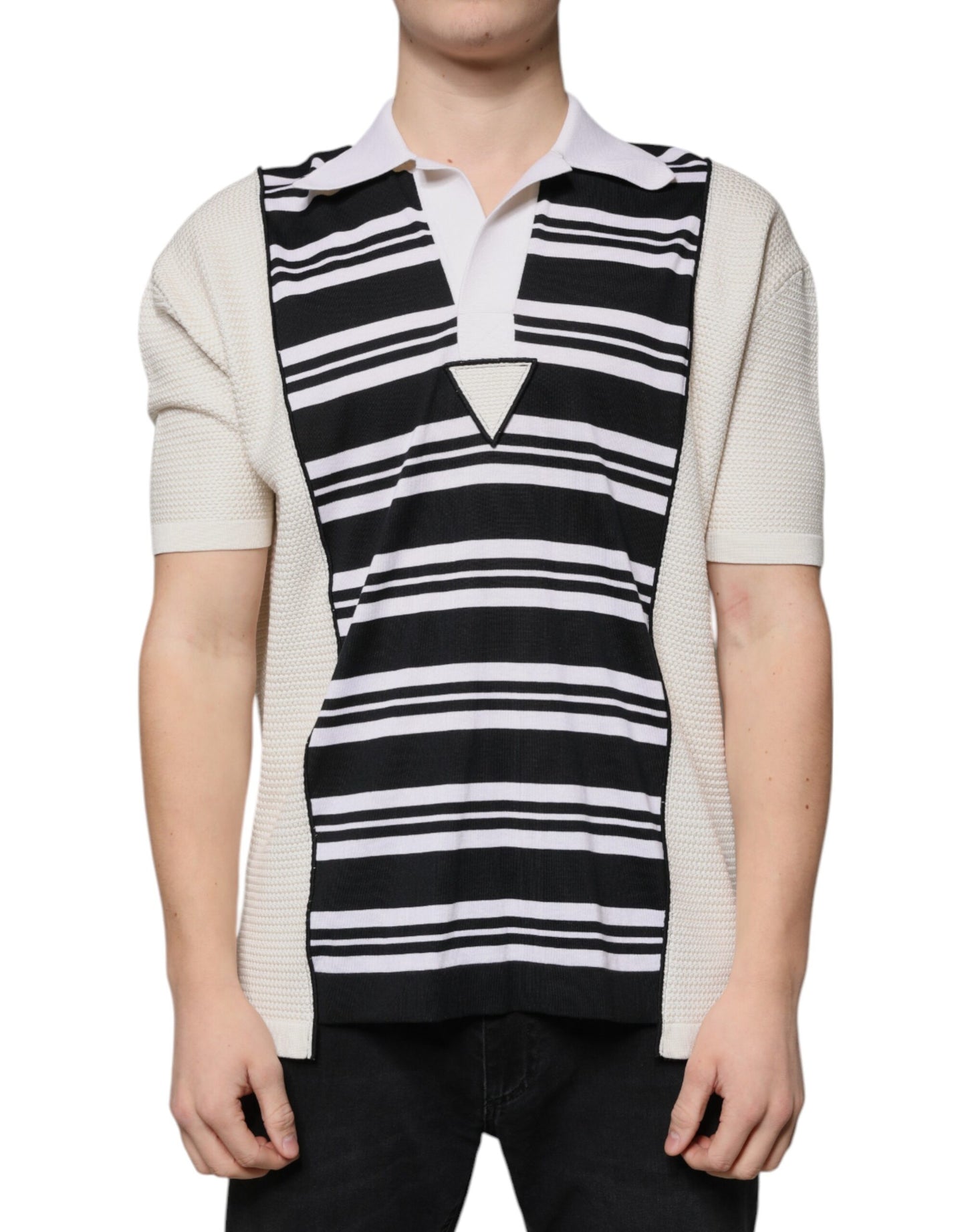 Dolce & Gabbana Multicolor Stripe Collared Polo T-shirt Dolce & Gabbana
