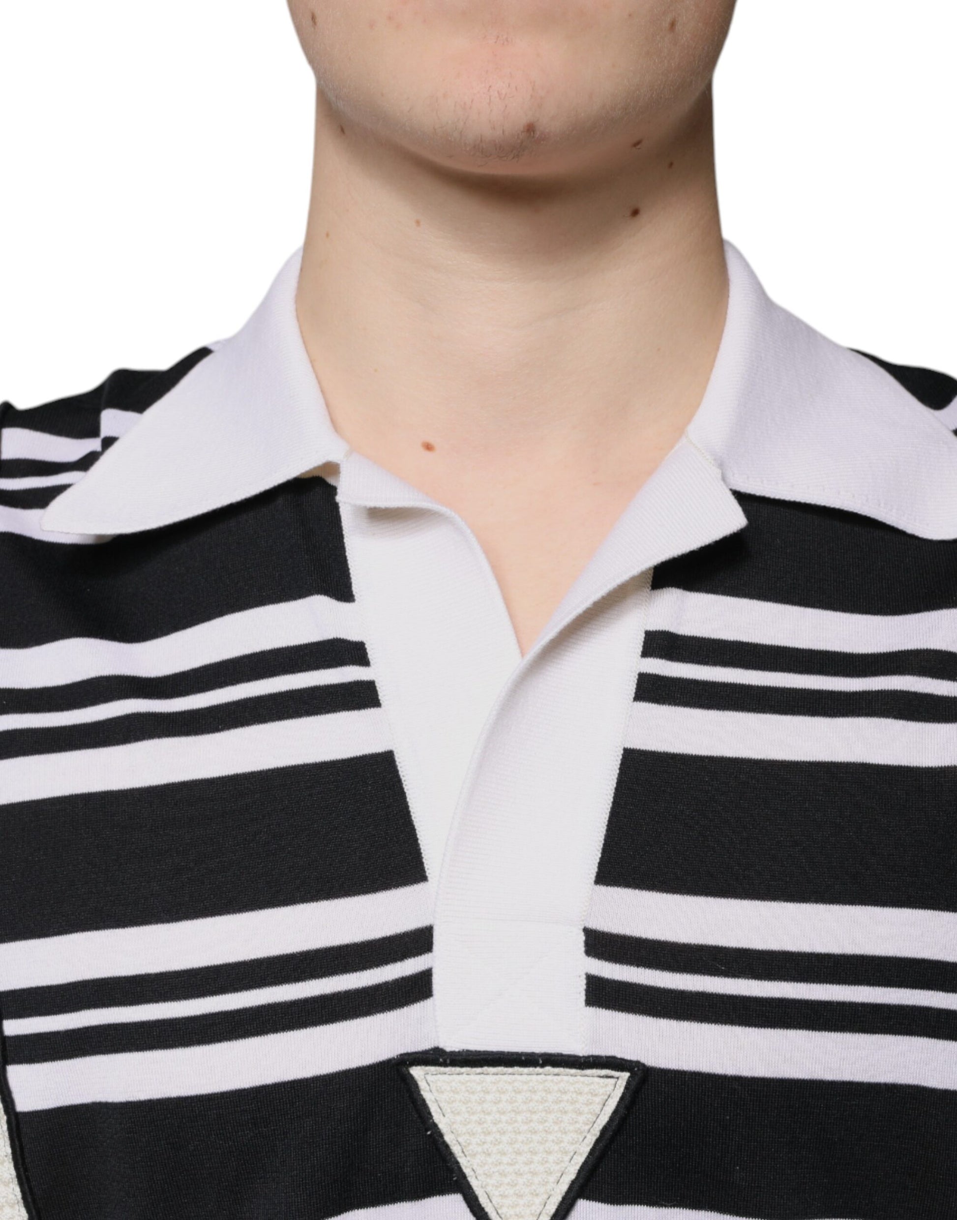Dolce & Gabbana Multicolor Stripe Collared Polo T-shirt Dolce & Gabbana
