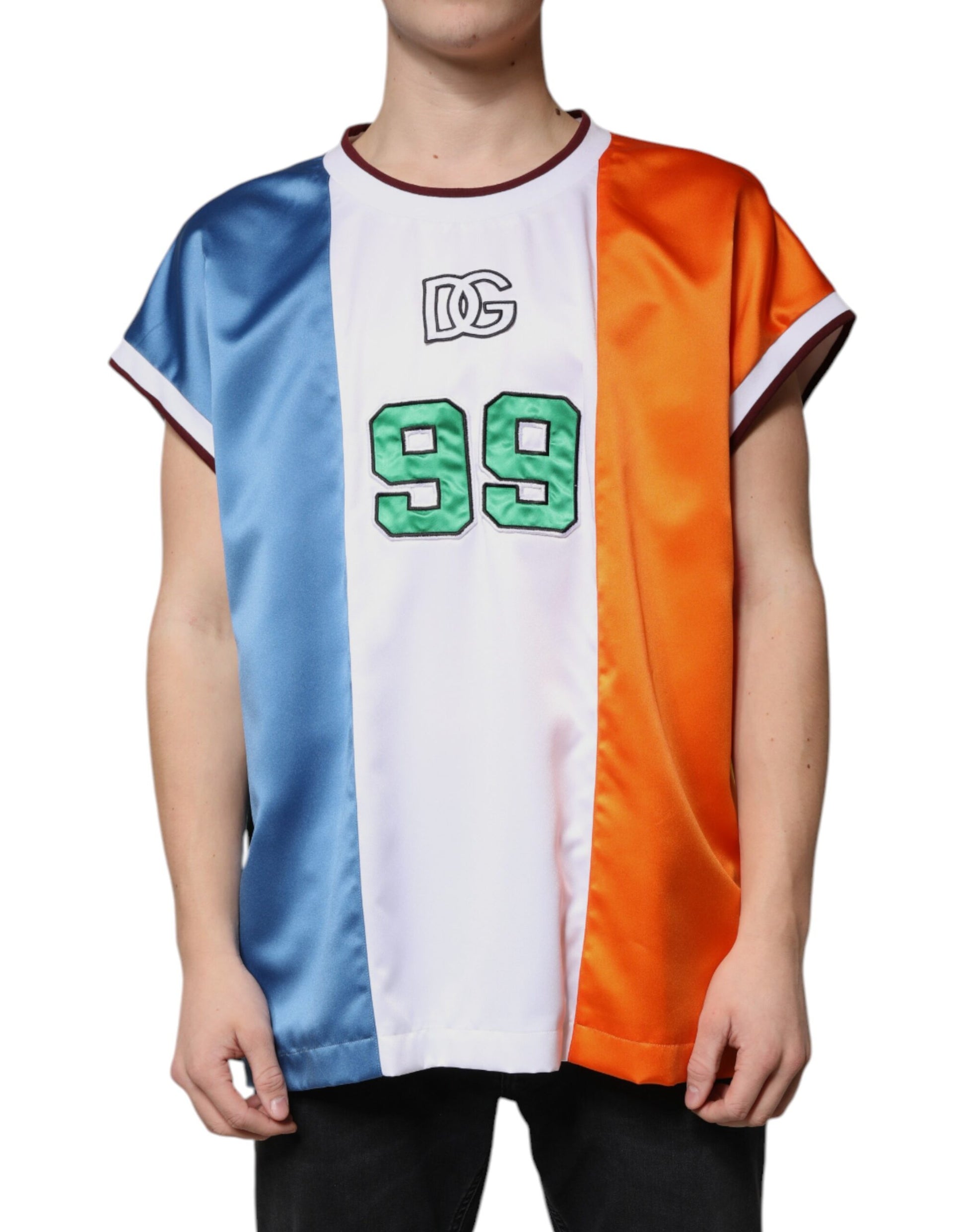 Dolce & Gabbana Multicolor Jersey Tank Sleeveless T-shirt Dolce & Gabbana