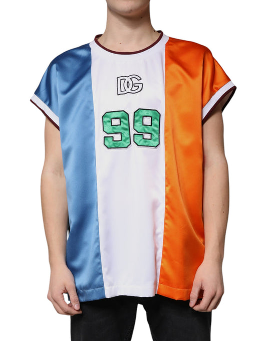 Dolce & Gabbana Multicolor Jersey Tank Sleeveless T-shirt Dolce & Gabbana