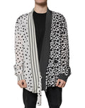 Dolce & Gabbana Black White Polka Dots Silk Men Casual Shirt - Eljoys Fashion 