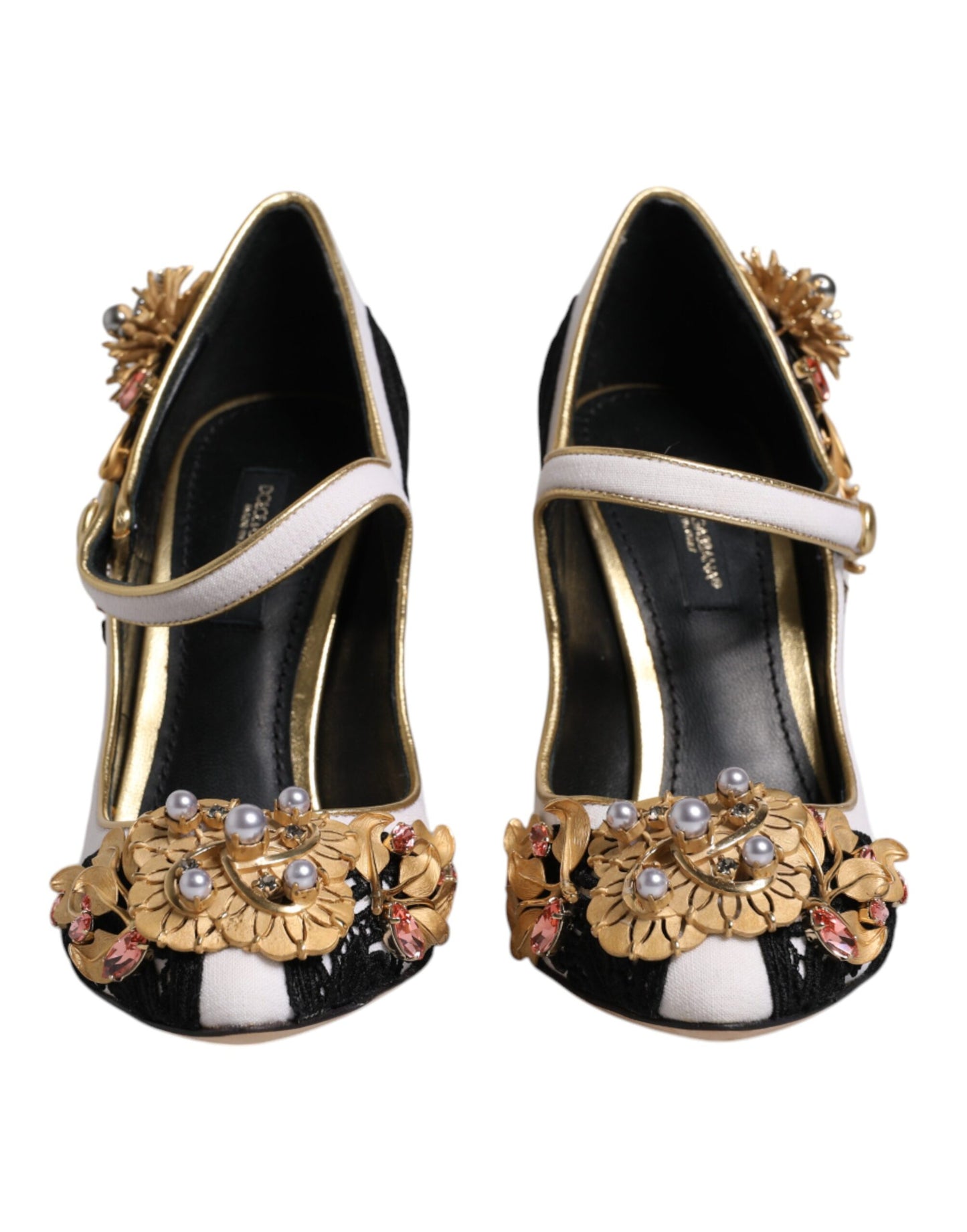 Dolce & Gabbana Multicolor Embellished Heels Pumps Shoes Dolce & Gabbana