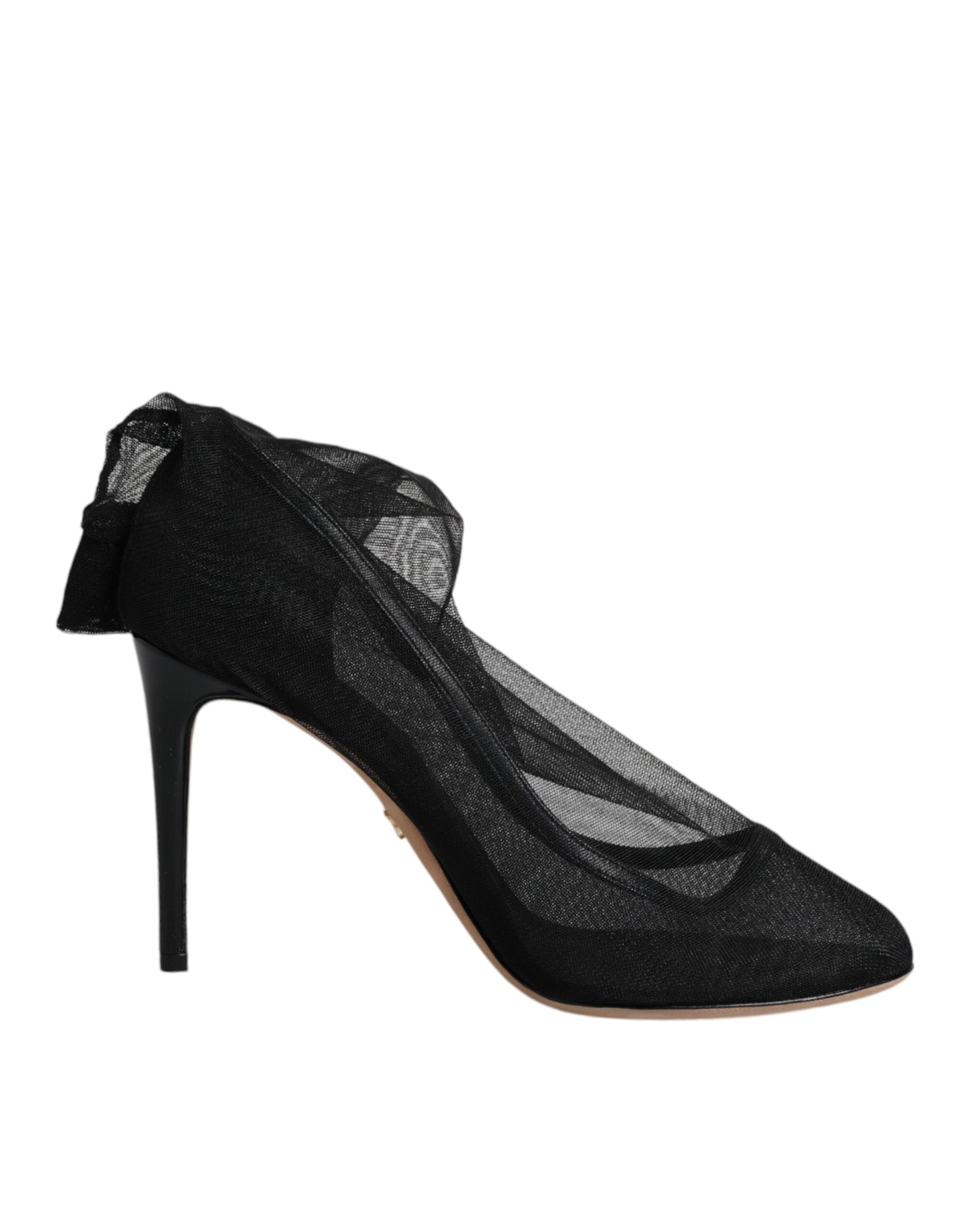 Dolce & Gabbana Black Nylon Stretch Mesh Sock Boots Shoes Dolce & Gabbana