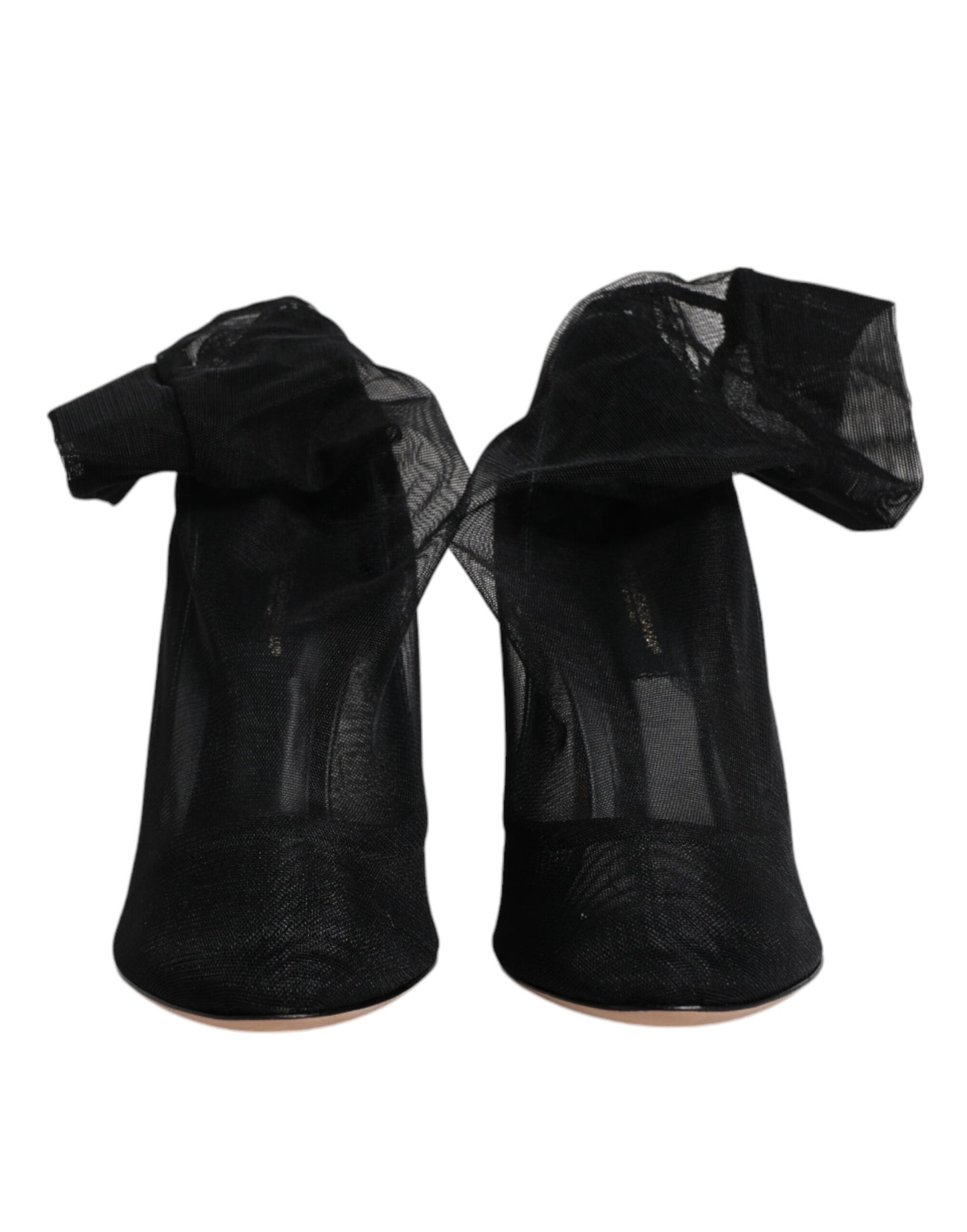 Dolce & Gabbana Black Nylon Mesh Sock Style Boots Shoes Dolce & Gabbana