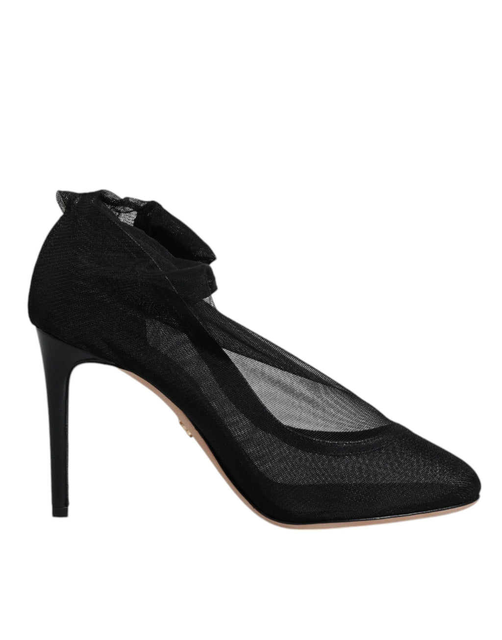 Dolce & Gabbana Black Nylon Mesh Sock Style Boots Shoes - Eljoys Fashion 