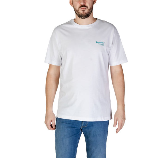 Refrigiwear White Cotton T-Shirt Refrigiwear