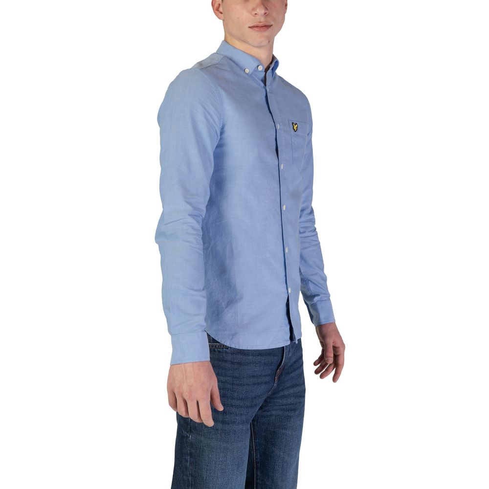 Lyle & Scott Blue Organic Cotton Shirt Lyle & Scott