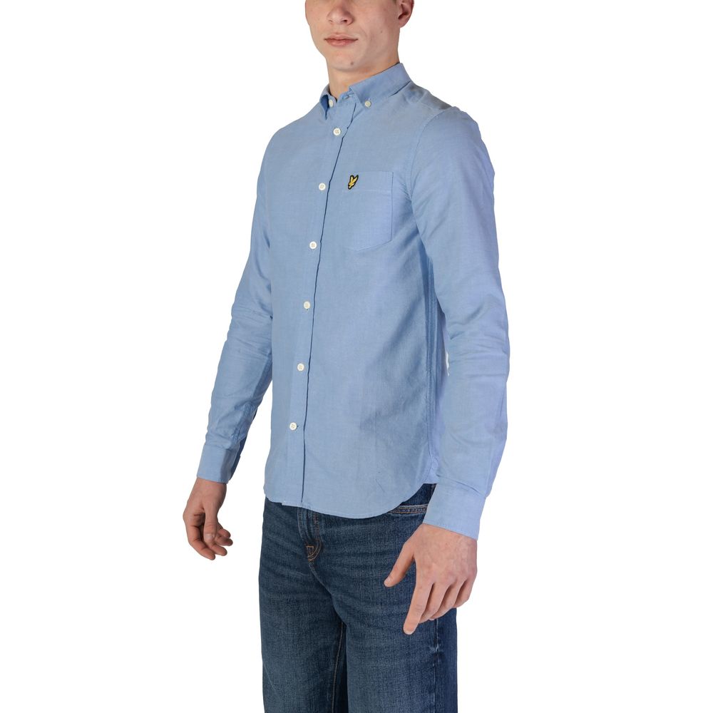 Lyle & Scott Blue Organic Cotton Shirt Lyle & Scott