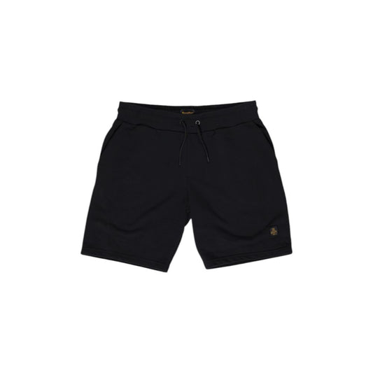 Refrigiwear Black Cotton Bermuda Refrigiwear