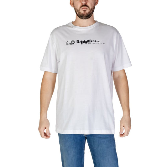 Refrigiwear White Cotton T-Shirt Refrigiwear