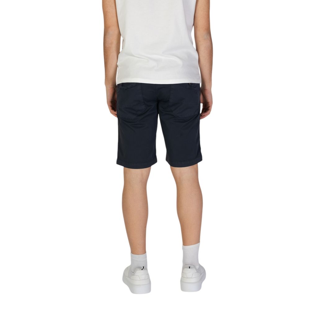 Refrigiwear Blue Cotton Bermuda Refrigiwear