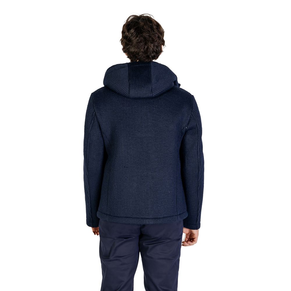 Hydra Clothing Blue Polyester Jackets & Coat Hydra Clothing