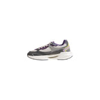 D.A.T.E Gray Fabric Chunky Sneakers