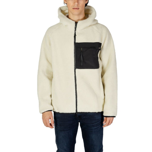Hydra Clothing Cream Polyester Jackets & Coat Hydra Clothing