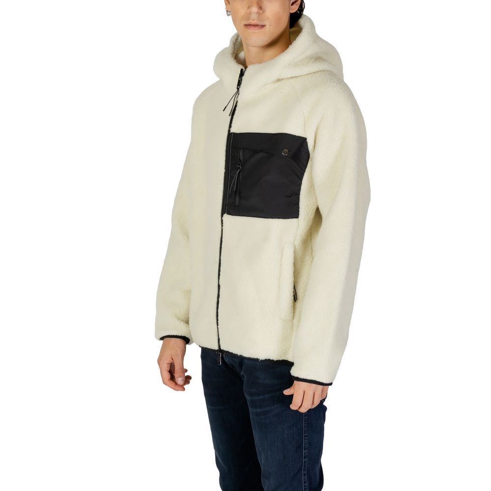 Hydra Clothing Cream Polyester Jackets & Coat Hydra Clothing