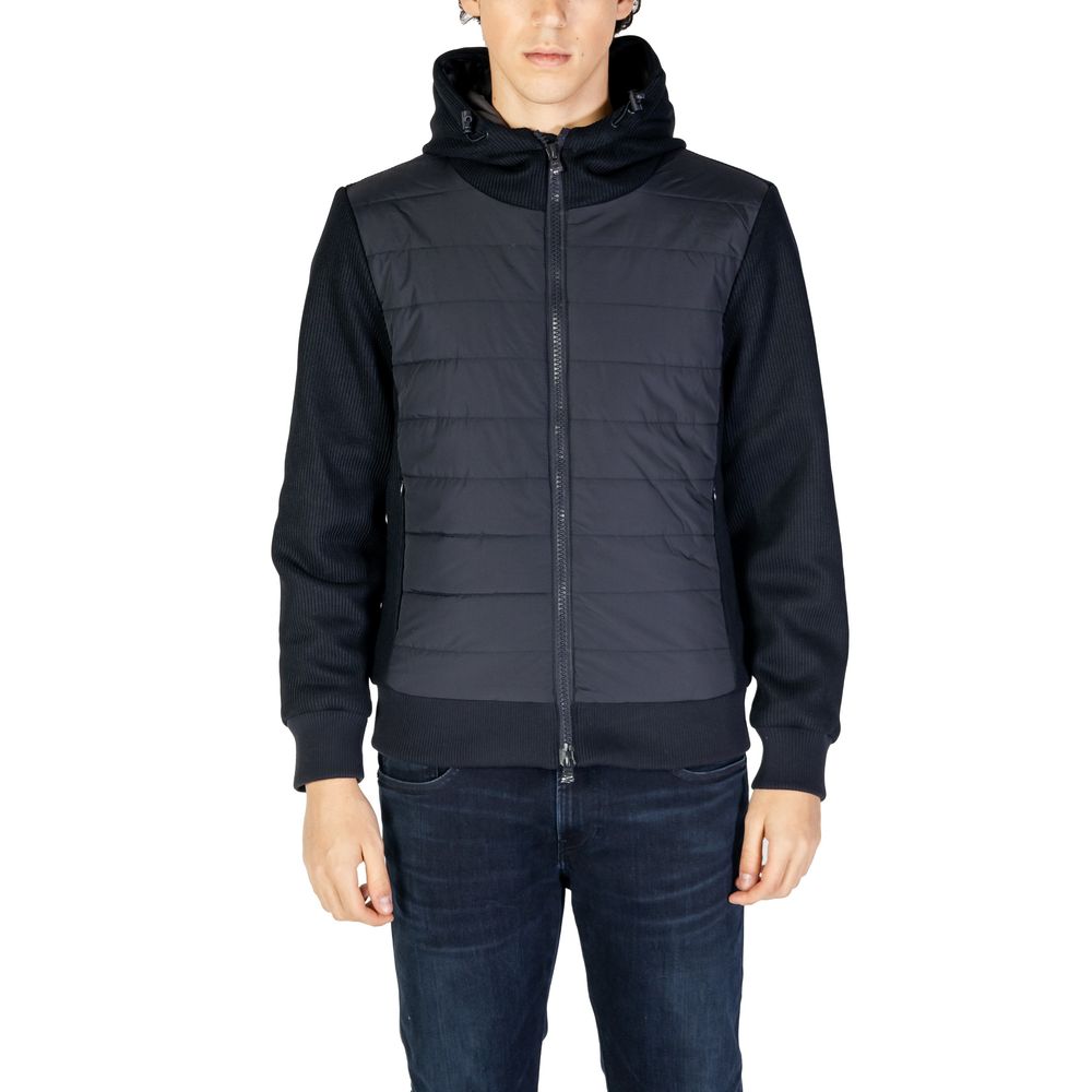 Hydra Clothing Blue Polyester Jackets & Coat Hydra Clothing