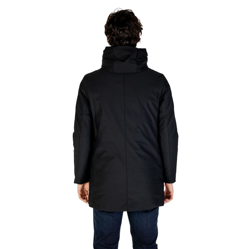 Hydra Clothing Black Nylon Jackets & Coat Hydra Clothing