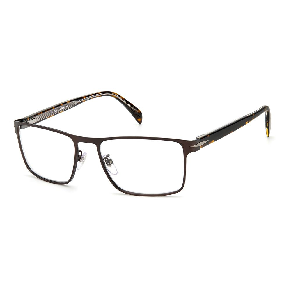 David Beckham Brown Metal Glasses Frames