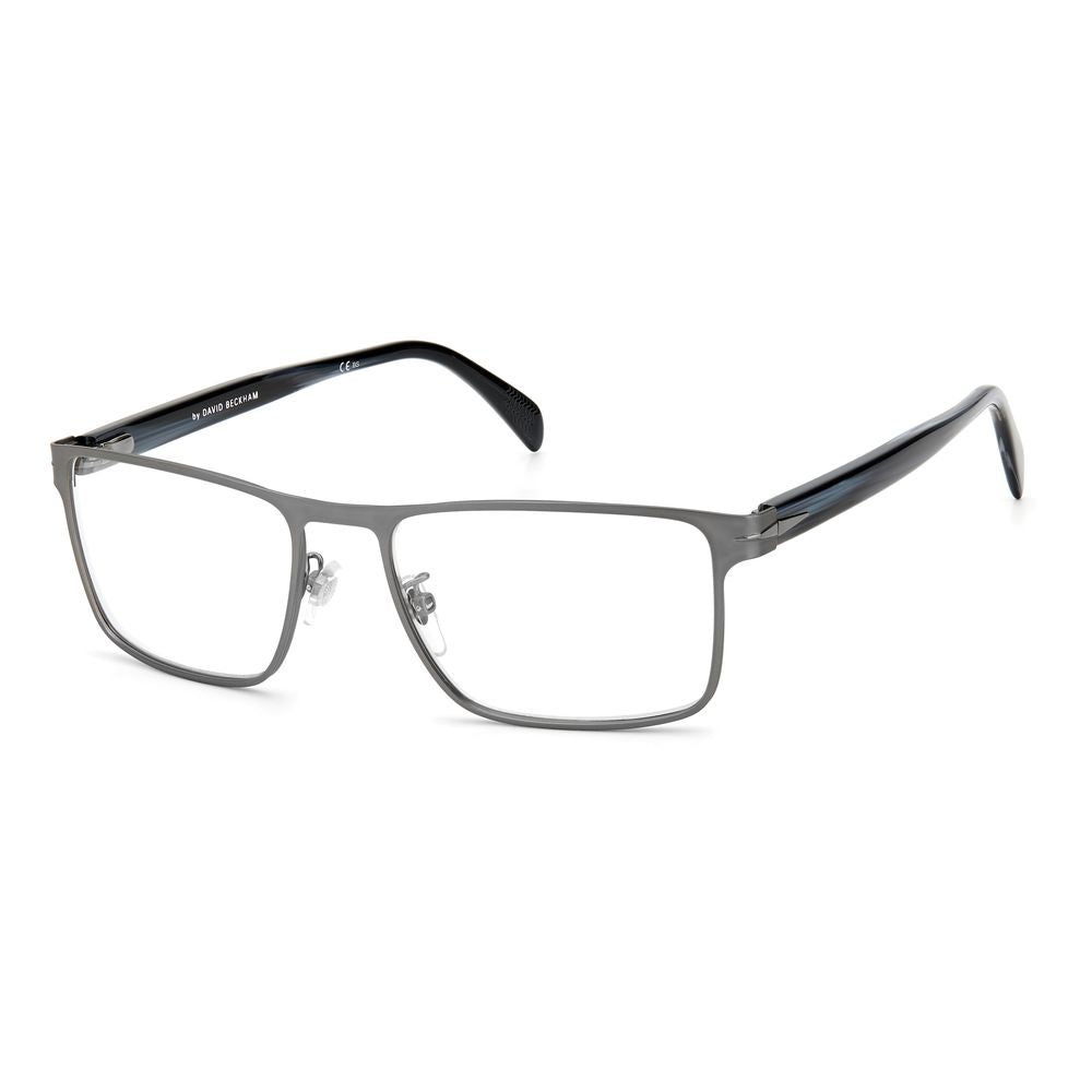 David Beckham Gray Metal Glasses Frames