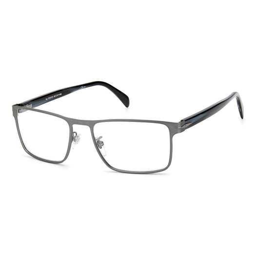 David Beckham Gray Metal Glasses Frames
