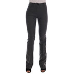 Ermanno Scervino Gray Wool Stretch Slim Pants