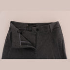 Ermanno Scervino Gray Wool Stretch Slim Pants