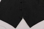 Dolce & Gabbana Gray Wool Stretch Vest