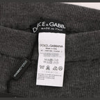 Dolce & Gabbana Gray Cashmere Stretch Tights