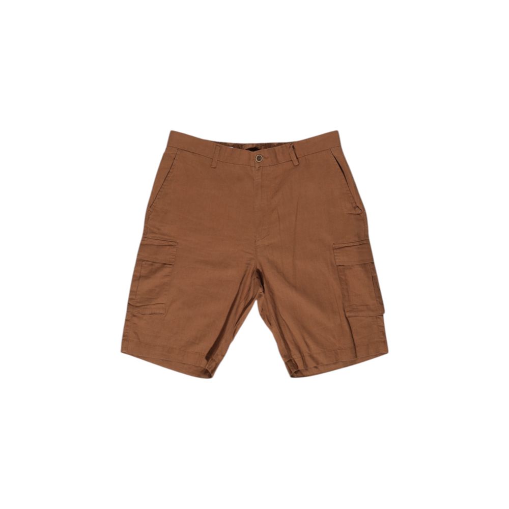 Hamaki-Ho Brown Linen Bermuda Hamaki-Ho