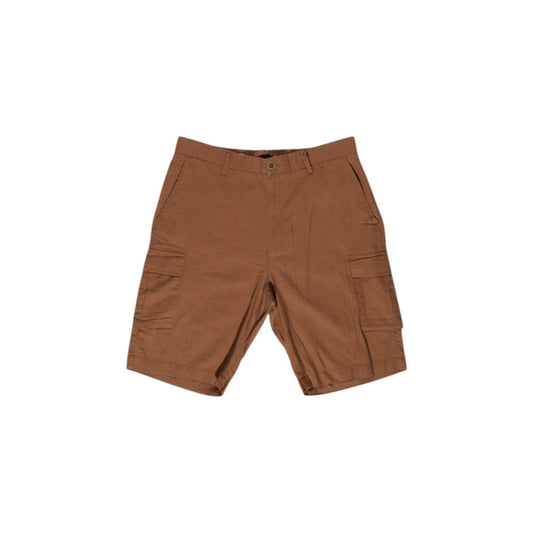 Hamaki-Ho Brown Linen Bermuda Hamaki-Ho