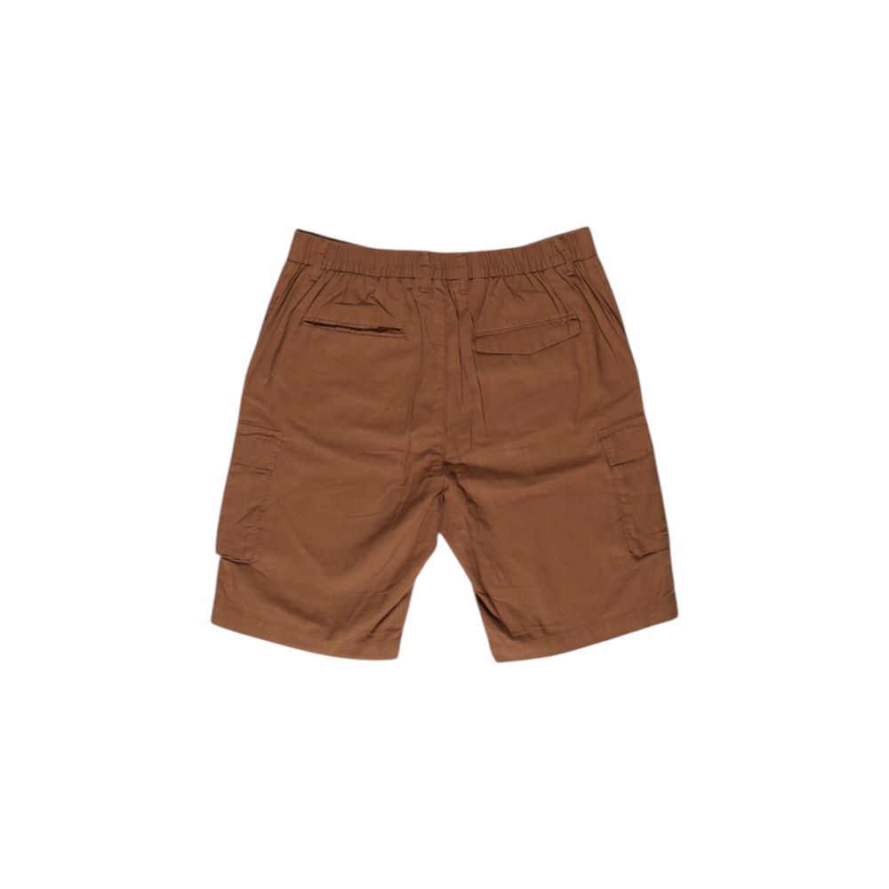 Hamaki-Ho Brown Linen Bermuda Hamaki-Ho