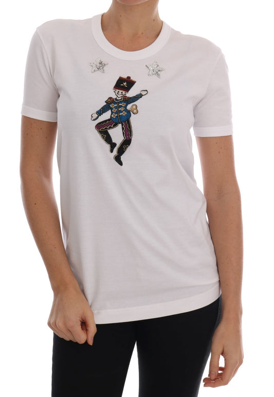 Dolce & Gabbana White Cotton Fairy Tale T-Shirt Dolce & Gabbana