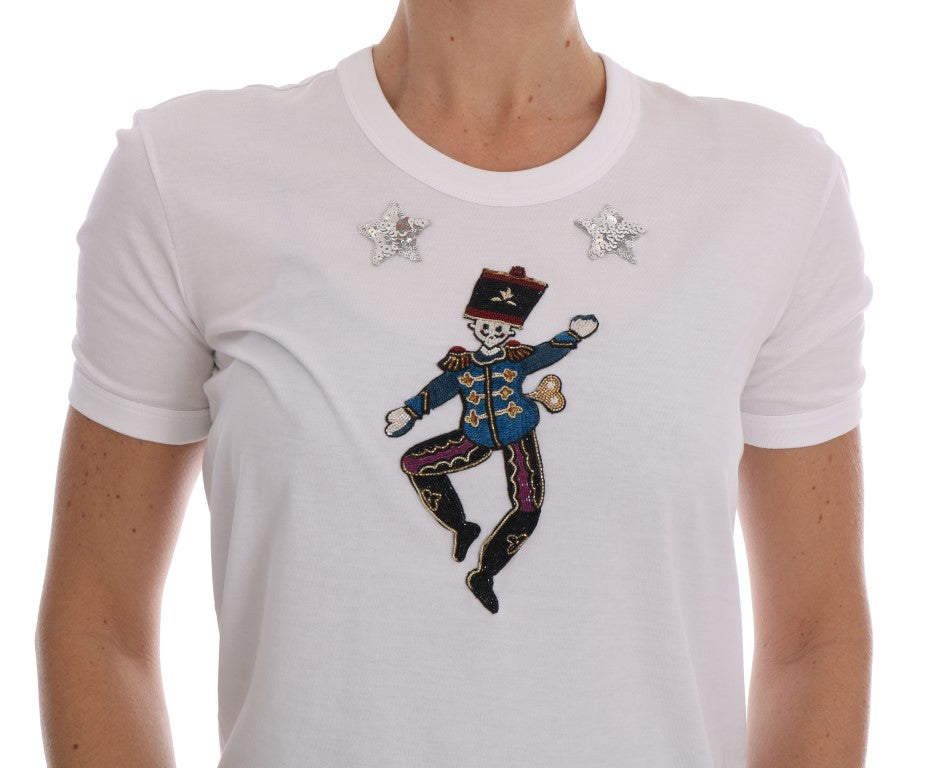 Dolce & Gabbana White Cotton Fairy Tale T-Shirt Dolce & Gabbana
