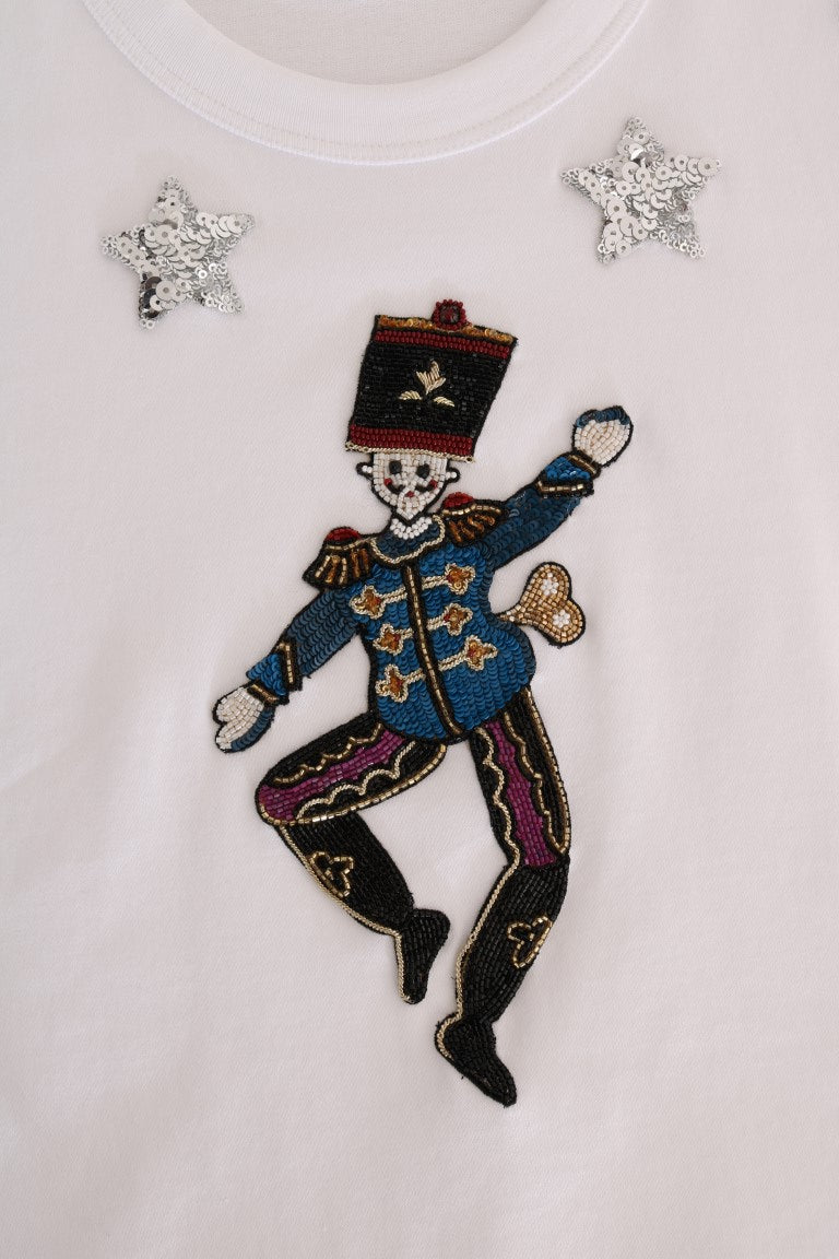 Dolce & Gabbana White Cotton Fairy Tale T-Shirt Dolce & Gabbana