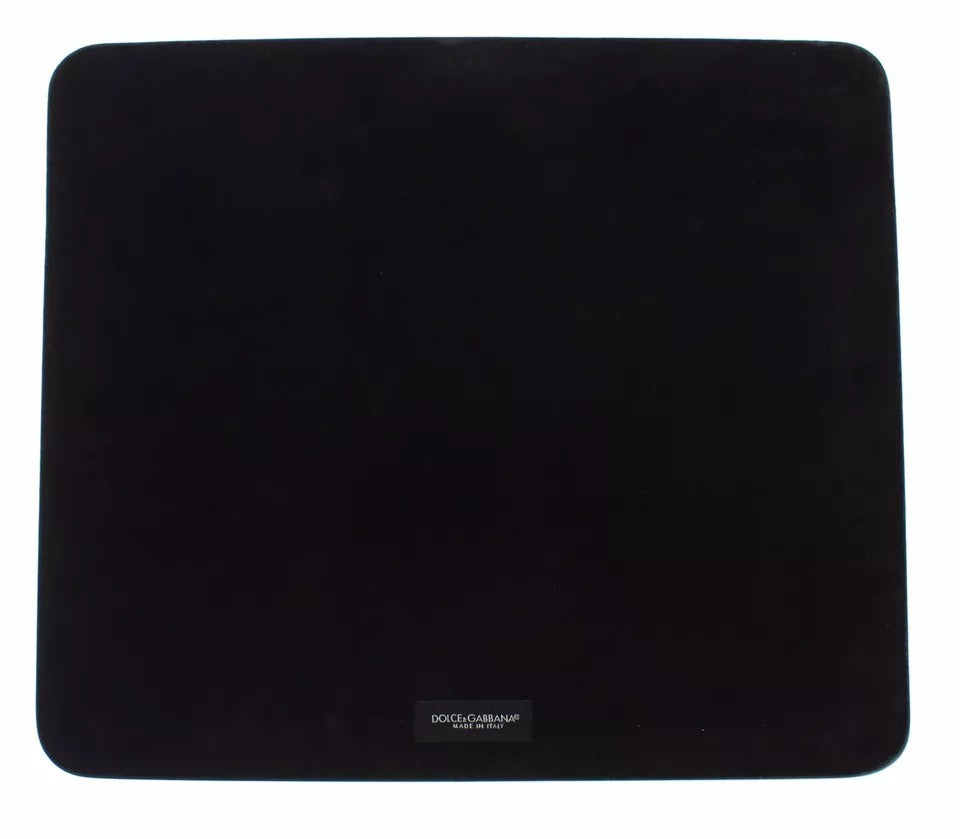 Dolce & Gabbana Green Leather Mouse Pad Dolce & Gabbana