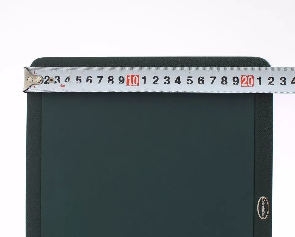 Dolce & Gabbana Green Leather Mouse Pad Dolce & Gabbana