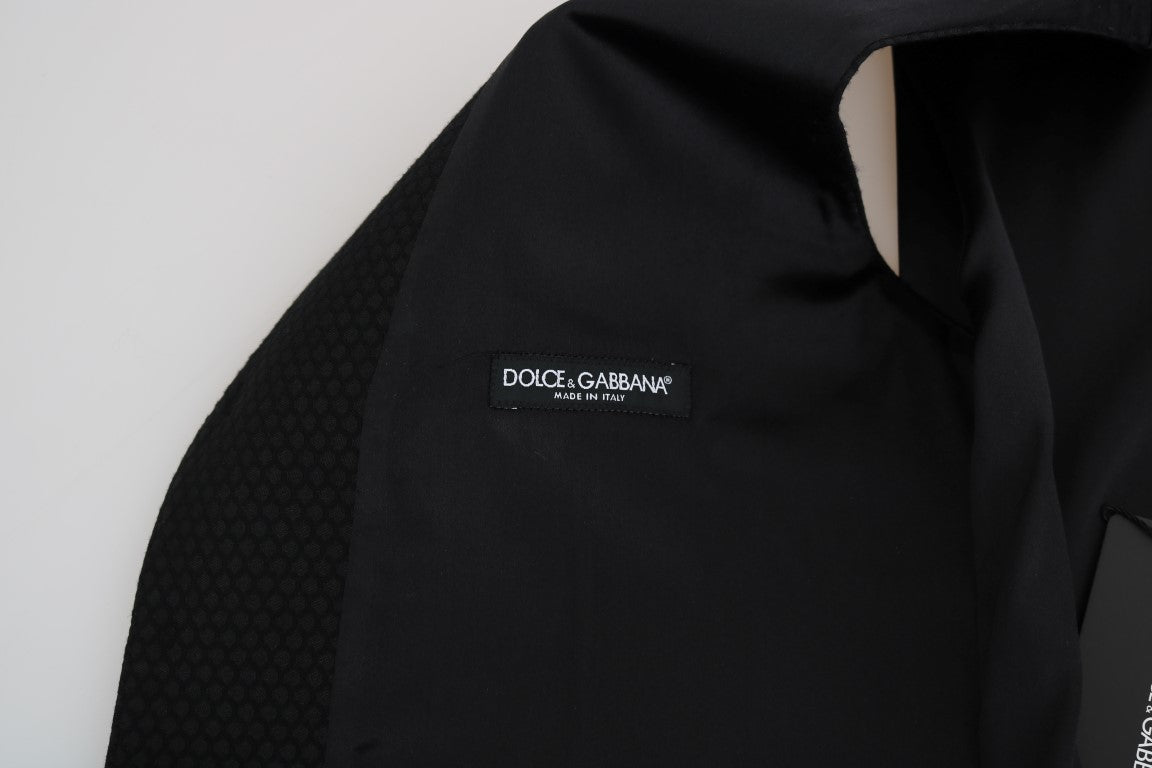 Dolce & Gabbana Black Polka Dot Pattern Vest Dolce & Gabbana