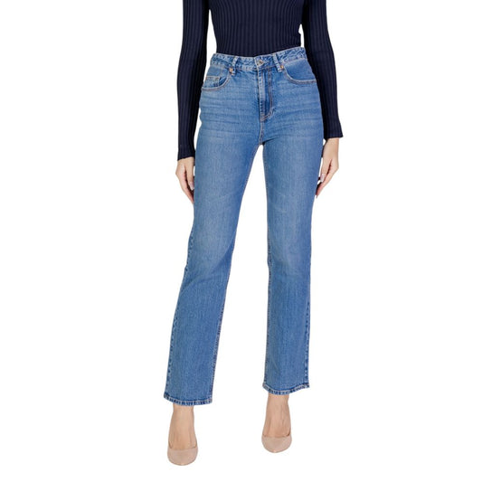 Vero Moda Light Blue Cotton Mom Jean Vero Moda